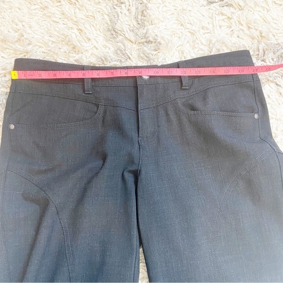 Athleta | Women’s Gray Canyon Casual Wool Blend Zip Calf Pockets Pants Size 10 - Picture 10 of 13